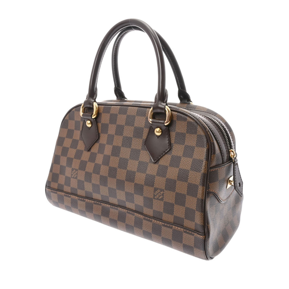Louis Vuitton Canvas Damier Brown Handbag Duomo